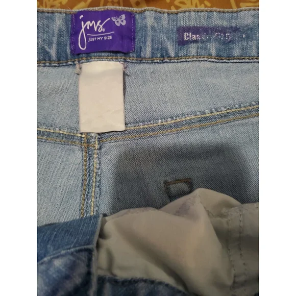 JMS Just My Size Womens Pants Size 48 Denim Classic Fit Straight Leg (NO TAG) - Picture 2 of 5